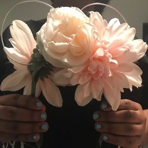 Floral hand made Disney ears!